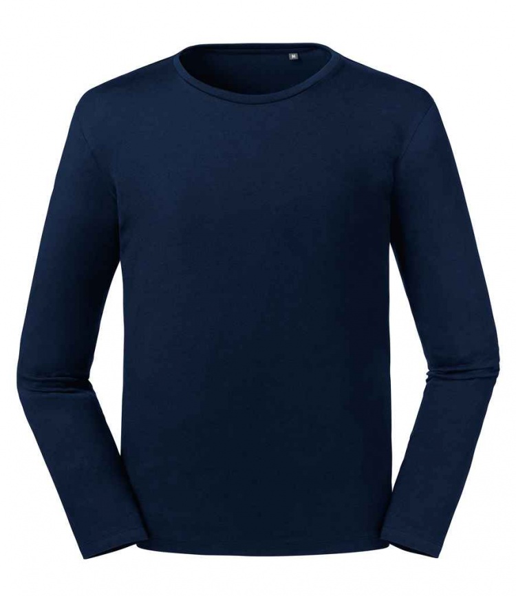 Russell 100M Pure Organic Long Sleeve T-Shirt